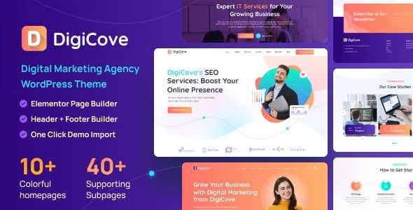 Digicove (v1.0.4) Digital Marketing Agency WordPress Theme