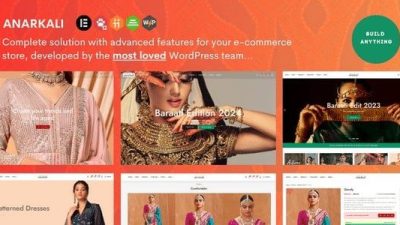 Anarkali (v1.0.3) Fashion Shop Ecommerce Elementor Theme