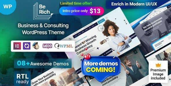 Berich (v1.0.4) Consulting business WordPress Theme