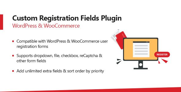 WooCommerce Custom Registration Fields Plugin插件下载