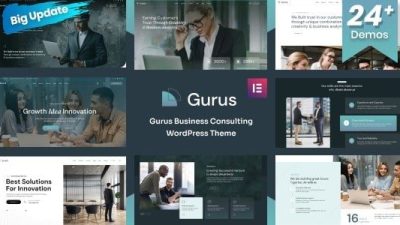 Gurus (v1.0.1) Business Consulting WordPress Theme
