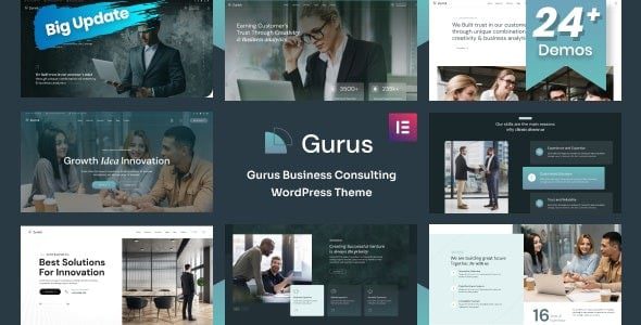 Gurus (v1.0.1) Business Consulting WordPress Theme