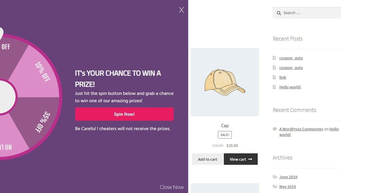 Spin Wheel For WooCommerce v1.8.0