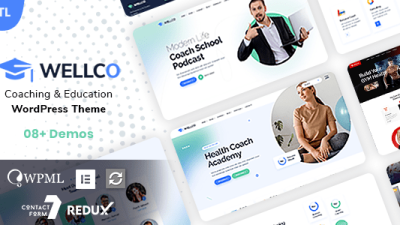 Wellco (v1.0.4) Coaching & Online Courses WordPress Theme