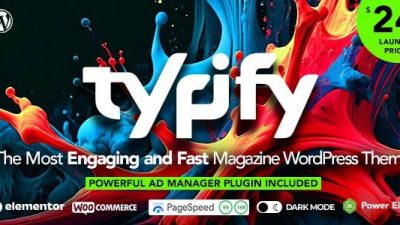 Typify v2.6.1 Newspaper & Magazine WordPress Theme [Activated]