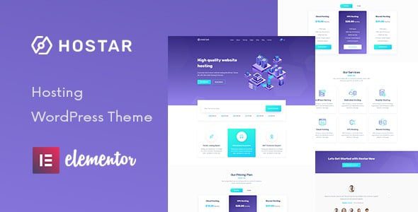 Hostar (v1.0.5) Web Hosting WordPress Theme