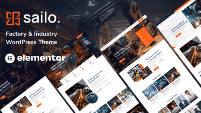 Sailo (v1.0) Factory & Industry WordPress Theme