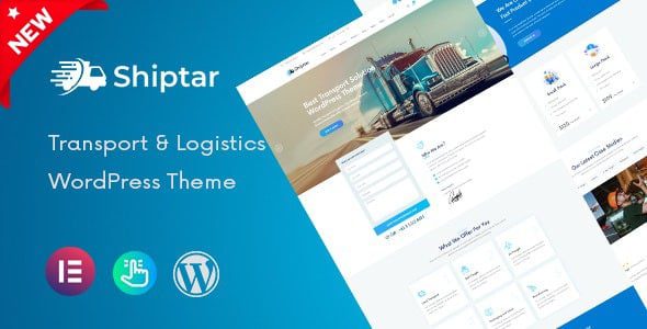 Shiptar (v2.0.5) Transport & Logistics WordPress Theme