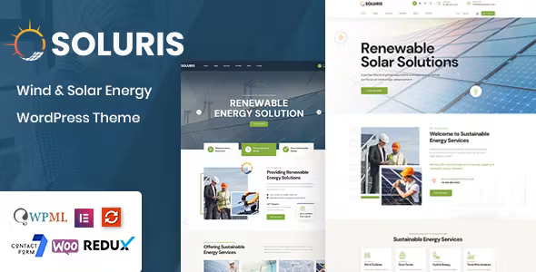 Soluris v1.0.8 Ecology & Solar Energy WordPress Theme (Jan 4, 2024 release)
