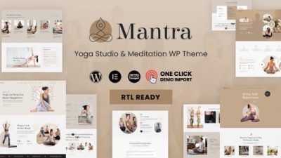 Mantra v1.0.2 Yoga Fitness WordPress Theme