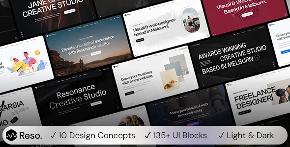 Resonance Modern Multipurpose One/Multi Page WordPress Theme (v1.4.4)