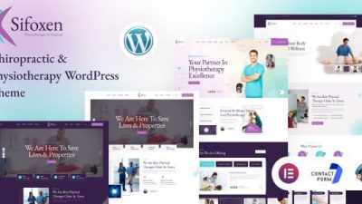 Sifoxen v1.0.0 Chiropractic & Physiotherapy WordPress Theme