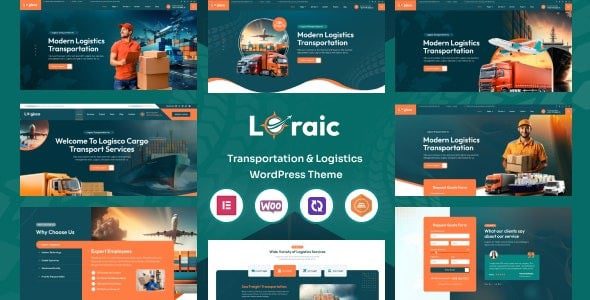 Loraic (v1.0.4) Transportation & Logistics WordPress Theme