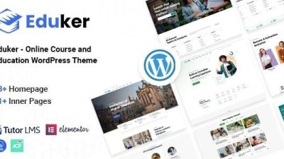 Eduker (v1.1.4) Education WordPress Theme