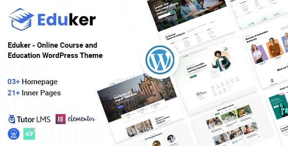 Eduker (v1.1.4) Education WordPress Theme