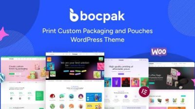 Bocpak v1.0.6 Print Custom Packaging and Pouches WordPress Theme