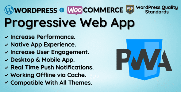 Progressive Web App (PWA) & Push Notifications for WordPress & WooCommerce主题下载