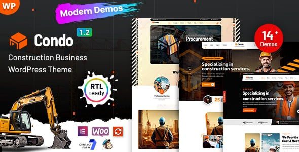 Condo v1.0.2 Construction & Building WordPress Theme
