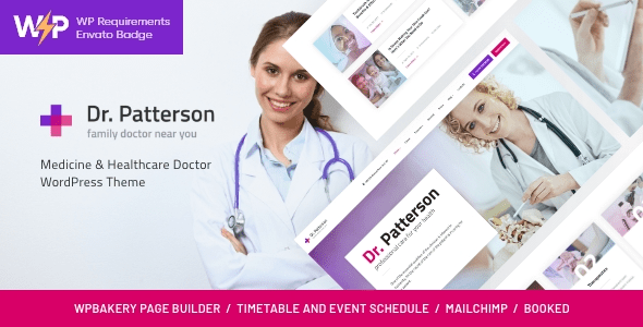 Dr.Patterson (v1.2.5) Medical & Healthcare Doctor WordPress Theme
