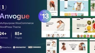 Anvogue (v1.1.4) Multipurpose WooCommerce WordPress Theme