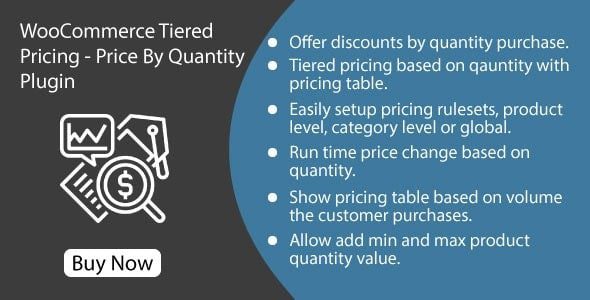 WooCommerce Tiered Pricing (v1.1.0) Price By Quantity Plugin