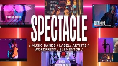 Spectacle v1.0.5 Music WordPress Theme