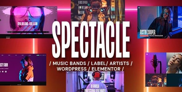 Spectacle v1.0.5 Music WordPress Theme