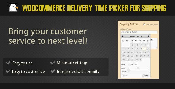 WooCommerce Delivery Time Picker for Shipping插件下载