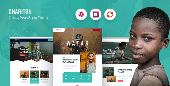 Chariton (v2.0.1) NonProfit Charity WordPress Theme