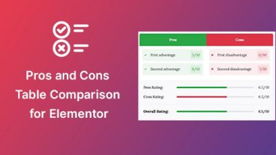 Pros & Cons Widget for Elementor插件下载