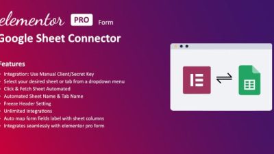 Google Sheet Connector For Elementor Forms插件下载