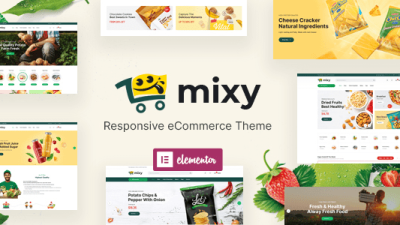Mixy (v1.0.2) Organic Food Store WordPress Theme#