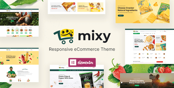 Mixy (v1.0.2) Organic Food Store WordPress Theme#