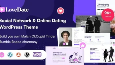 LoveDate v3.0.2 Social Dating Network WordPress Theme