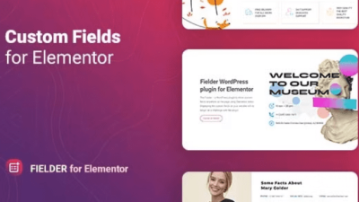 Fielder v1.1.1 WordPress Custom Fields for Elementor