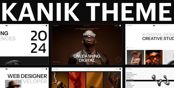 Kanik (v1.0.0) Minimal Digital Agency WordPress Theme