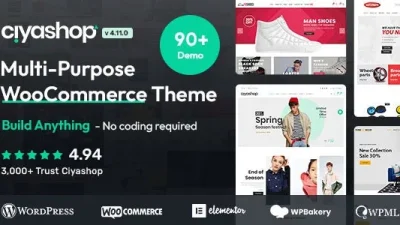 CiyaShop v4.18.0 (Activated*) Responsive Multi-Purpose WooCommerce WordPress Theme