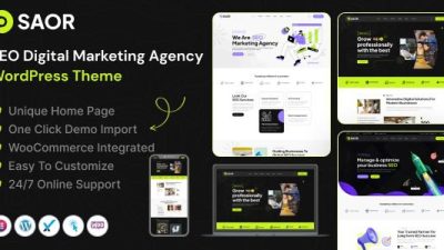 Saor v1.0.0 SEO Digital Marketing Agency WordPress Theme