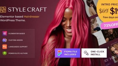 Style Craft v1.1.0 Hairdresser & Hair Salon Theme