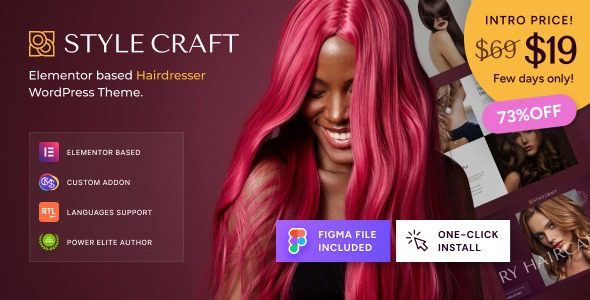 Style Craft v1.1.0 Hairdresser & Hair Salon Theme