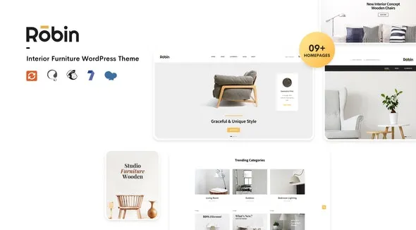 Robin (v2.3.4) Furniture Shop WooCommerce WordPress Theme