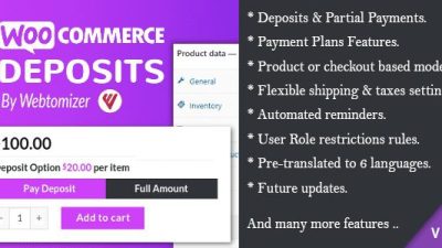 WooCommerce Deposits v4.5.5 Partial Payments Plugin