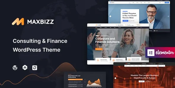 Maxbizz v1.2.3.9 Consulting & Financial Elementor WordPress Theme [Activated]