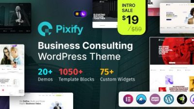 Pixify (v1.0.0) Business Consulting WordPress Theme