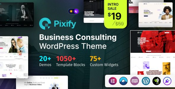Pixify (v1.0.0) Business Consulting WordPress Theme