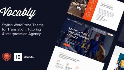 Vocably (v2.0.0) Translation, Interpretation Agency Theme