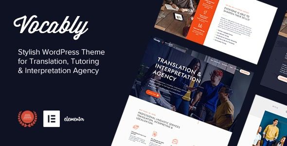 Vocably (v2.0.0) Translation, Interpretation Agency Theme