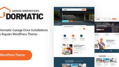 Dormatic v2.2 Garage Door Repair WordPress Theme