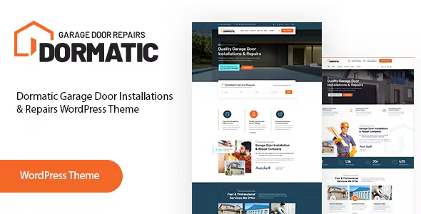 Dormatic v2.2 Garage Door Repair WordPress Theme