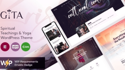 Gita v1.1.0 Spiritual Teachings & Yoga WordPress Theme